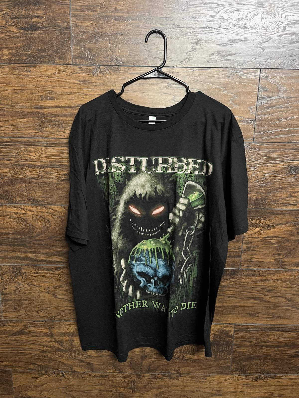 Designer Disturbed T-shirt Toxic Globe - Another Way to Die Shirt 2XL Size US XXL / EU 58 / 5 - 1 Thumbnail