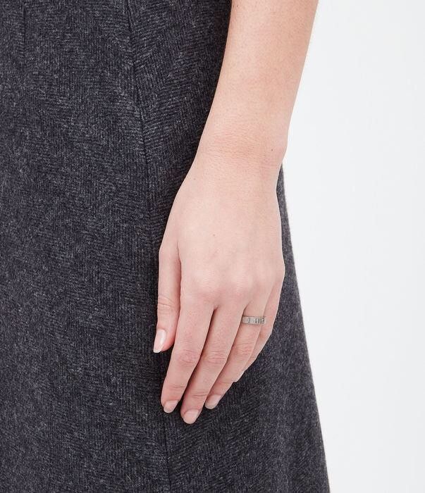Maison Margiela o1bcso1str0526 Size: OS / Number Reference Ring in Silver Size ONE SIZE - 4 Thumbnail