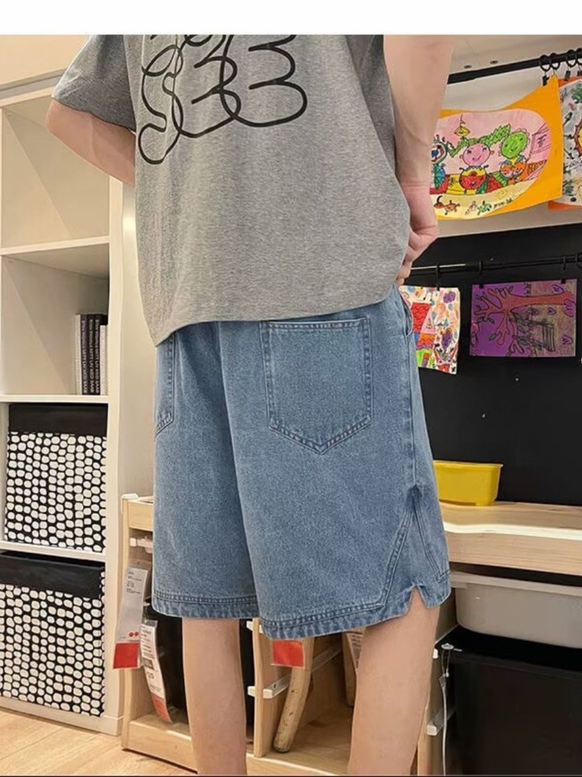 Japanese Brand × Jean Retro loose fitting casual denim shorts Size US 30 / EU 46 - 3 Thumbnail