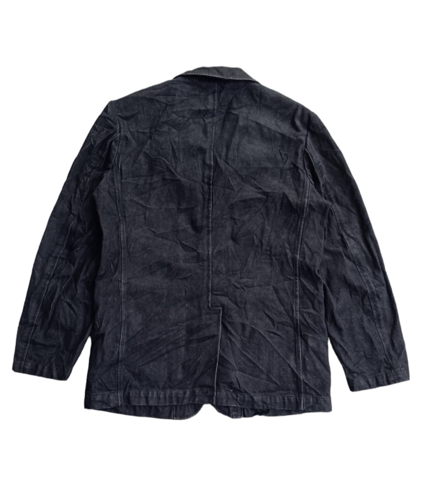 Japanese Brand Vintage jun men denim blazer jacket Size US L / EU 52-54 / 3 - 8 Thumbnail