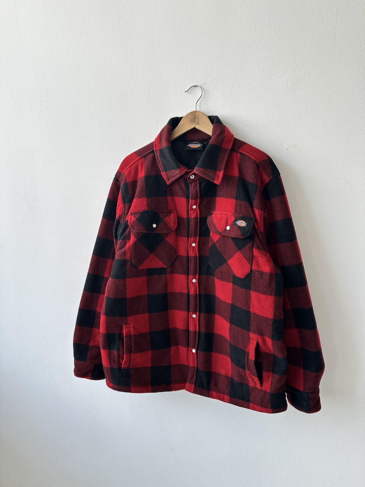 Dickies Dickies Work Flannel Jacket Vintage Shirt Plaid Size US XL / EU 56 / 4 - 3 Thumbnail