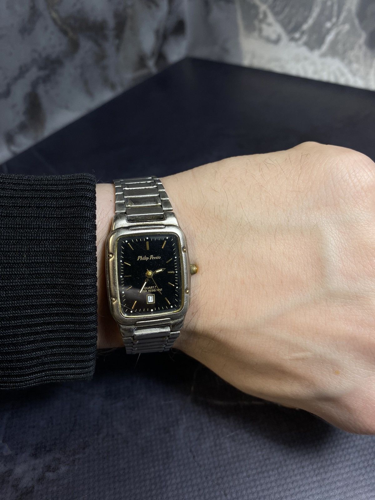 Vintage Retro Philip Persio Vintage Quartz Watch Japanese Brand Size ONE SIZE - 4 Thumbnail