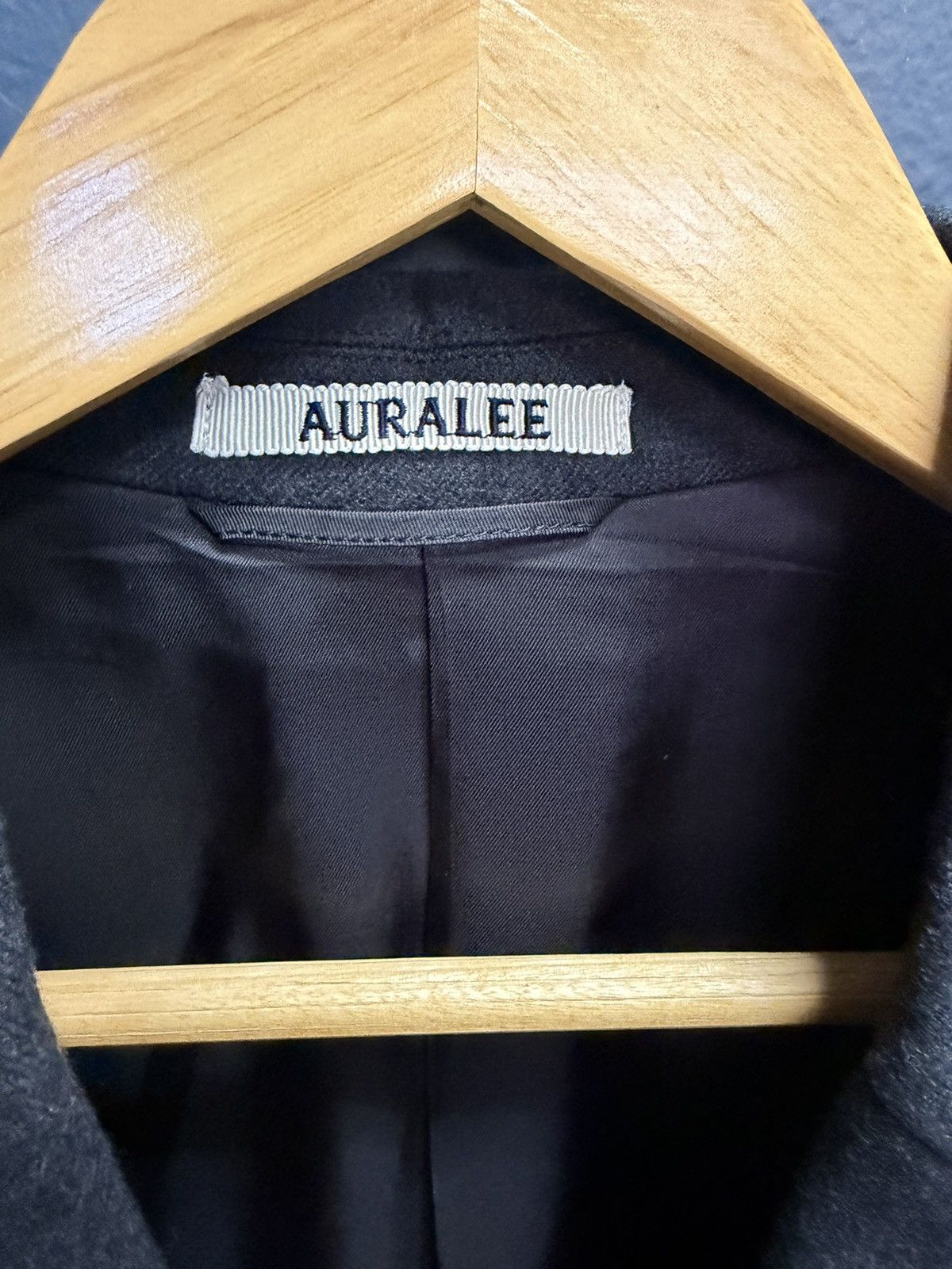 Auralee auralee melton wool jacket charcoal Size US XL / EU 56 / 4 - 2 Thumbnail