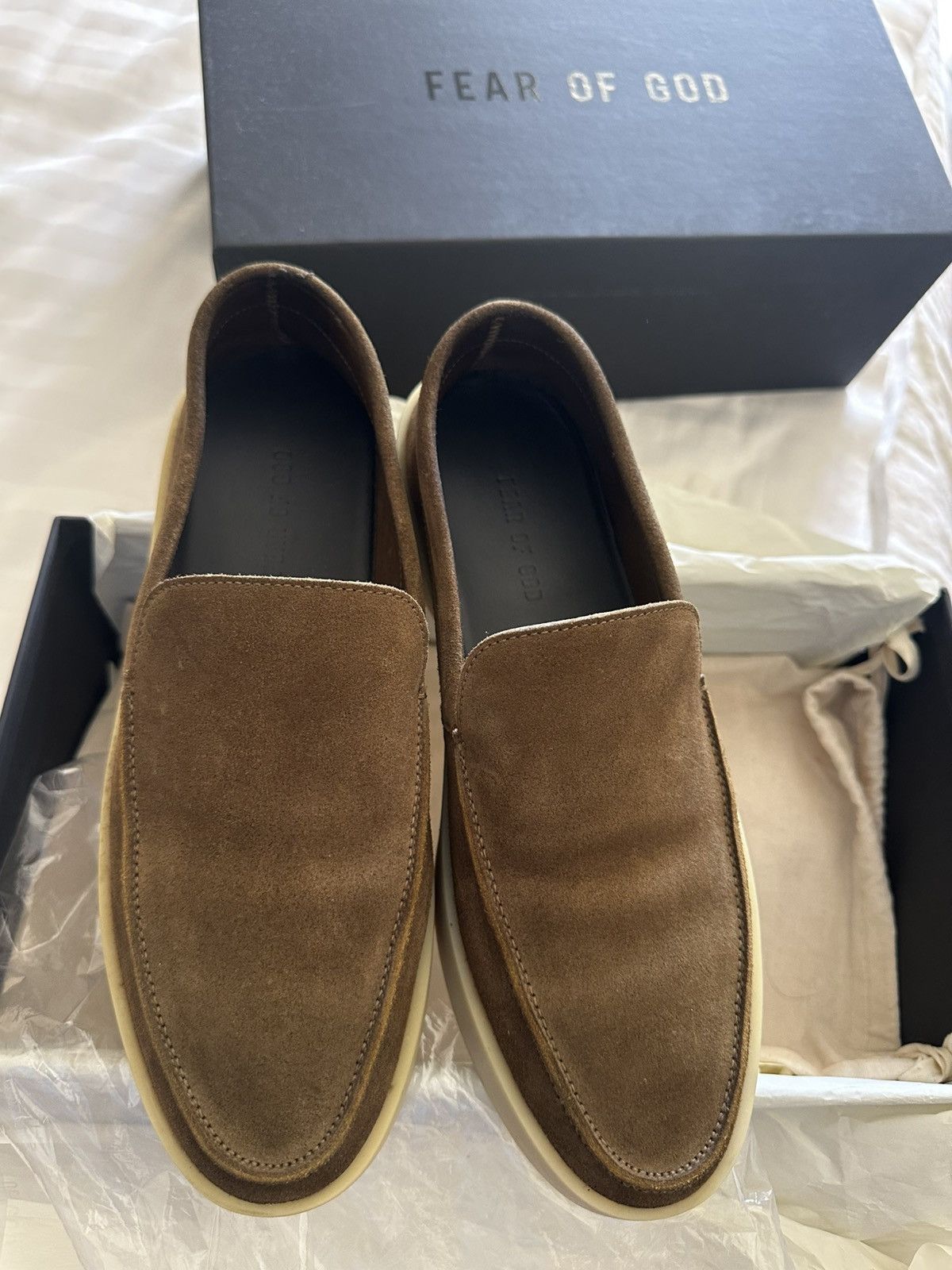 Fear of God 7th collection loafer taupe Size US 9.5 / EU 42-43 - 12 Thumbnail