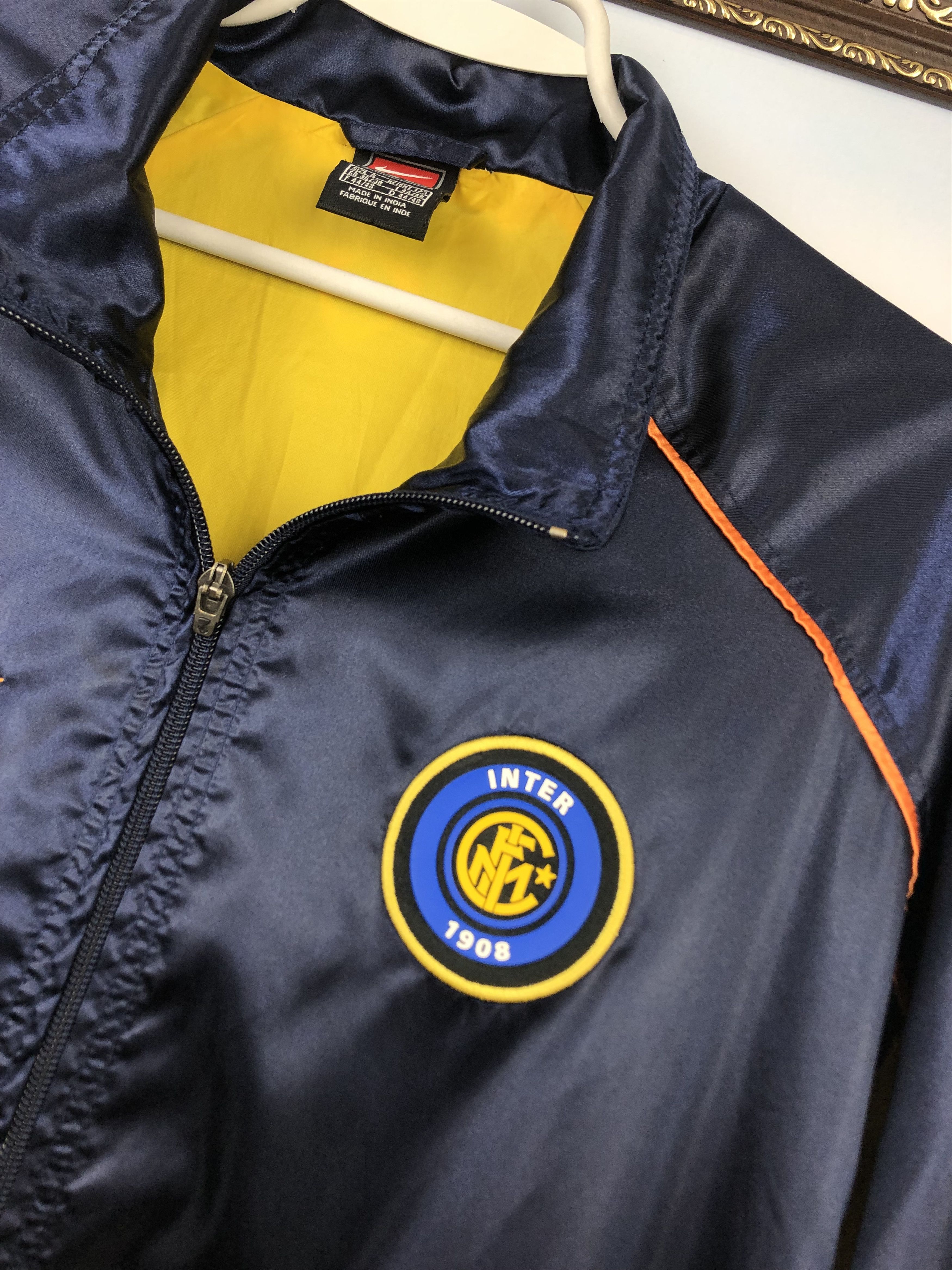Nike Vintage 90's Nike Internazionale Inter Jacket Soccer Track Size US S / EU 44-46 / 1 - 5 Thumbnail
