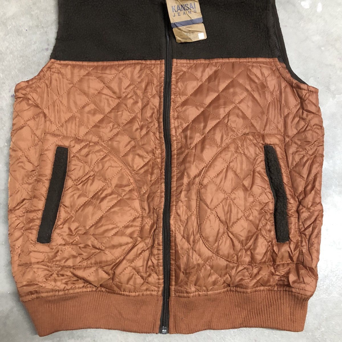 Designer × Japanese Brand × Kansai Yamamoto By Kansai Yamamoto!!! Kansai Jeans Winter Vest Size US L / EU 52-54 / 3 - 5 Thumbnail