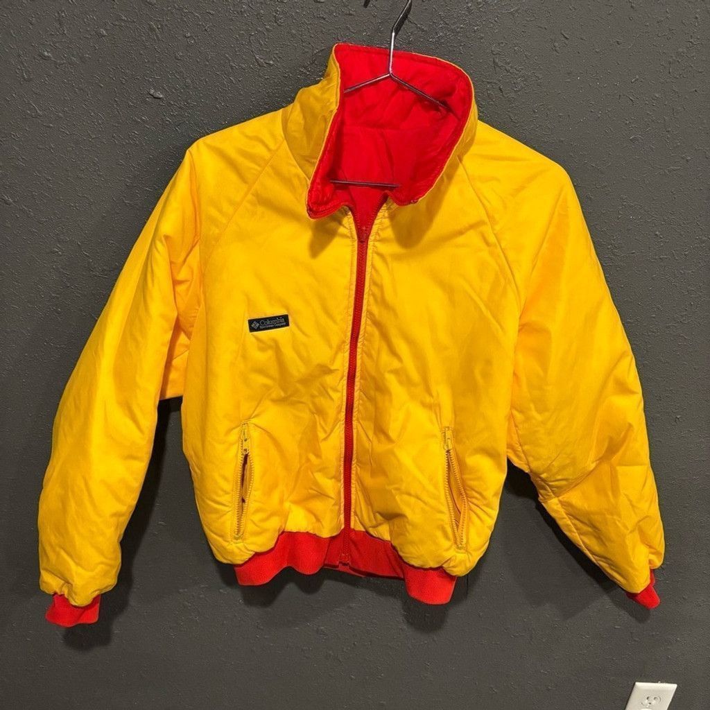 Columbia Men’s Columbia Reversible Puffer Jacket in Yellow and Red Size US L / EU 52-54 / 3 - 1 Thumbnail