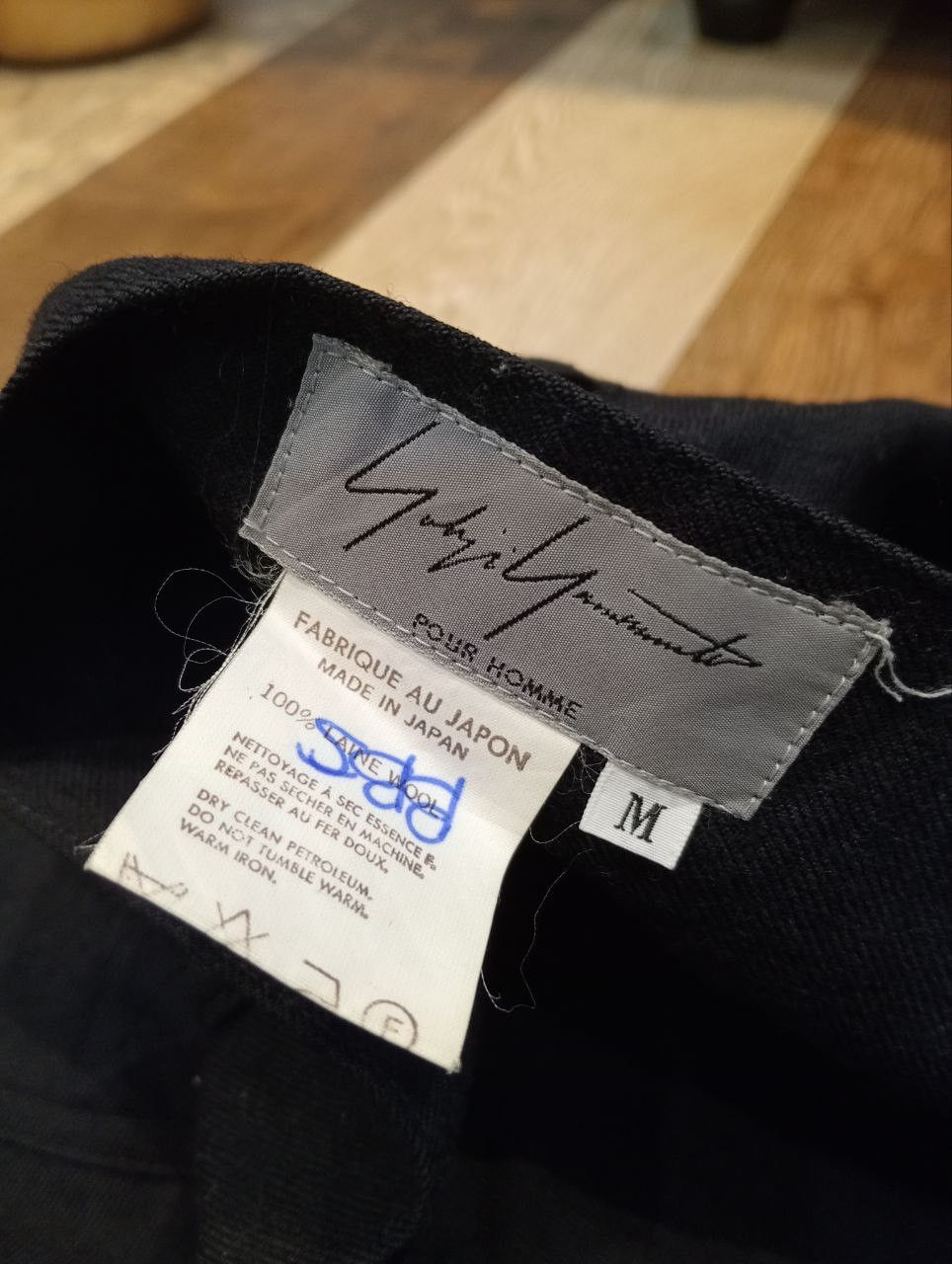 Yohji Yamamoto VERY RARE YOHJI YAMAMOTO POUR HOMME HIGH WAIST WOOL PANTS Size US 32 / EU 48 - 6 Thumbnail