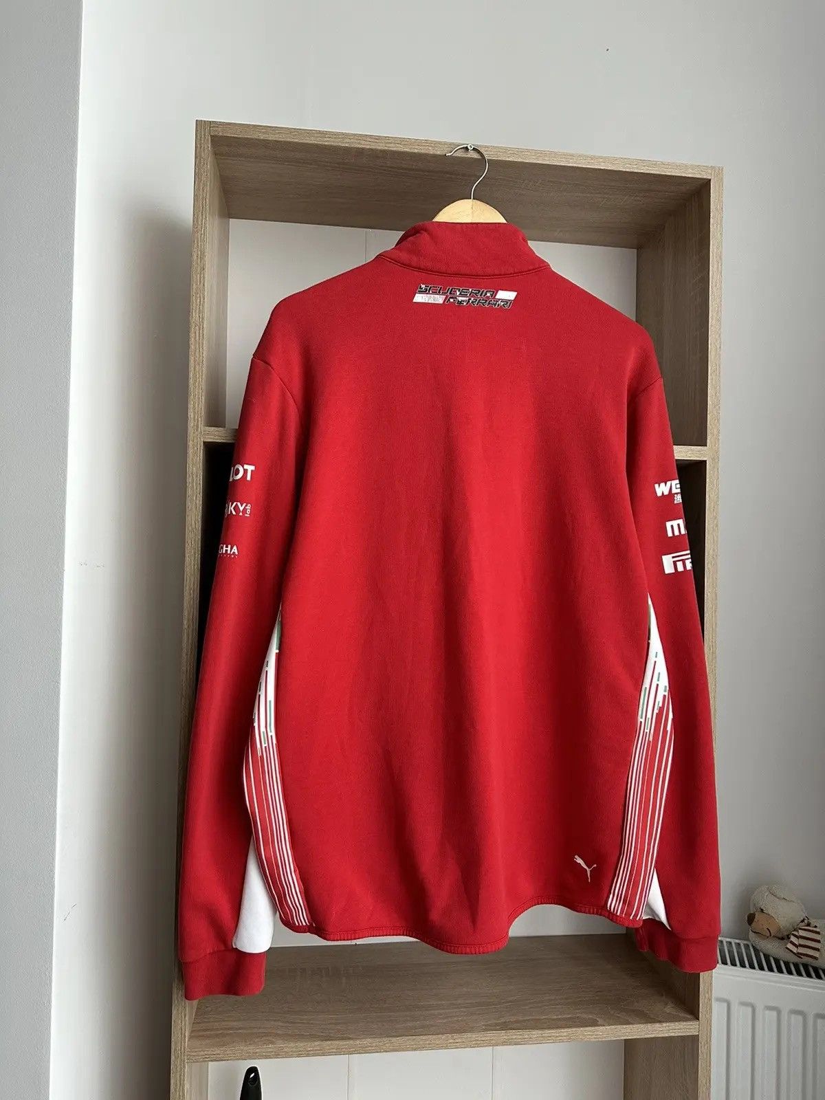 Ferrari × Formula 1 Vintage Ferrari Racing Red Rugby Sweatshirt Formula Uno Size US L / EU 52-54 / 3 - 11 Thumbnail
