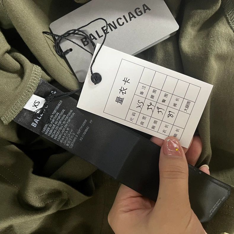 Balenciaga Balenciaga latest brown khaki green cola embroidered logo r Size US XXS / EU 40 - 6 Thumbnail