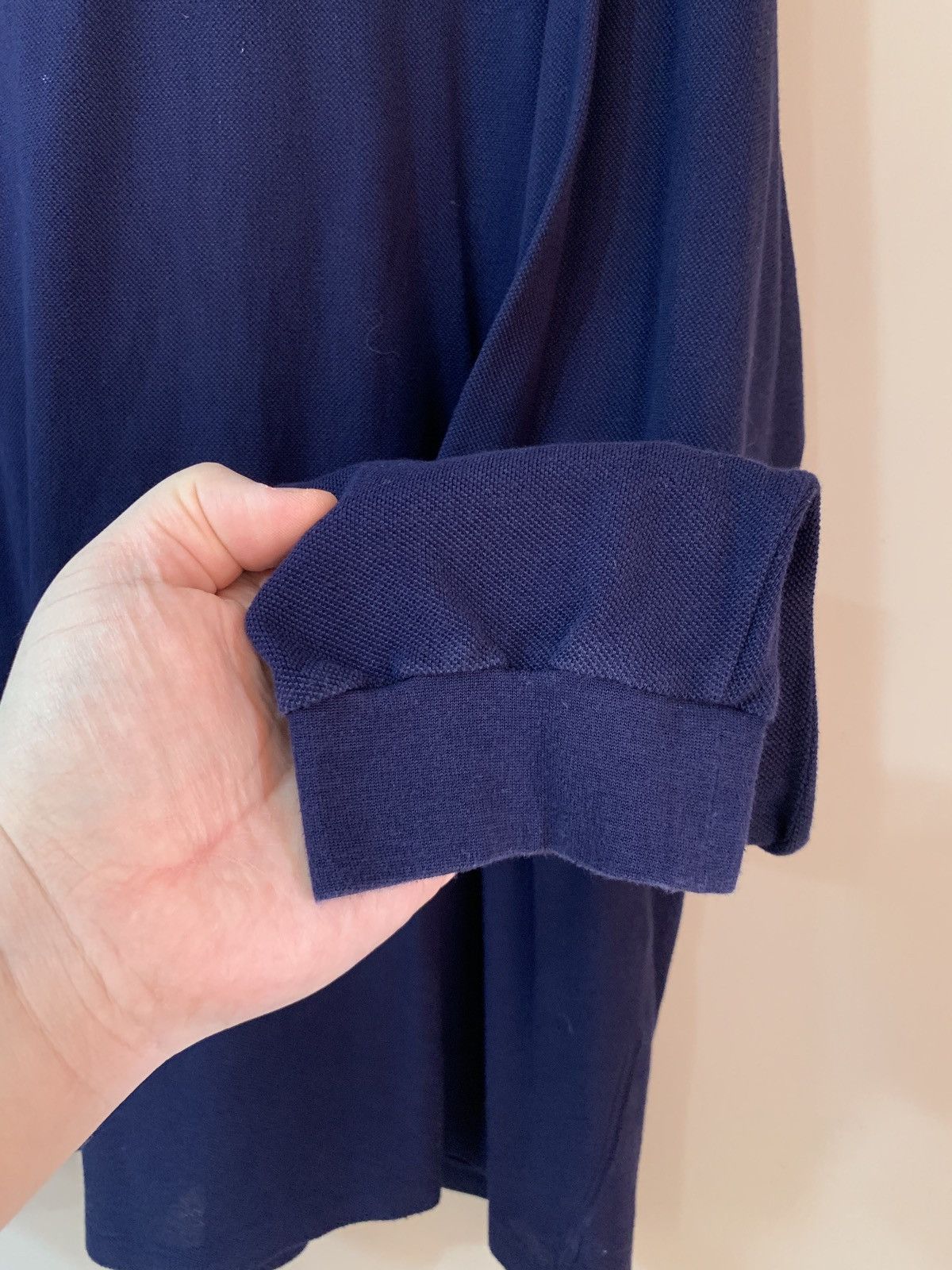 Lacoste Lacoste Long Sleeve Polo Shirt Cotton Blue Size XXL Size US XXL / EU 58 / 5 - 6 Thumbnail