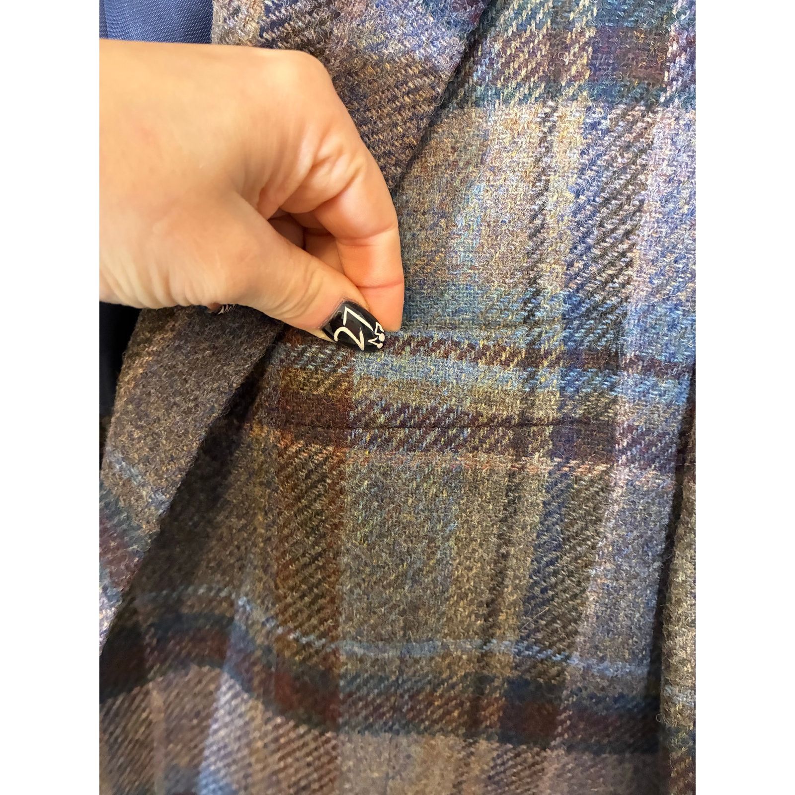 Angelo Nardelli NWOT Angelo Nardelli Plaid Blue Check Wool Blazer Men's 52 Size XXL / US 16-18 / IT 52-54 - 5 Thumbnail