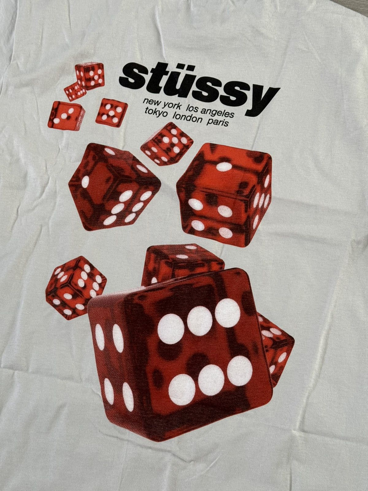 Stussy Men's Stussy Rollers 1905160 Fog Tee T-Shirt Size L Large Size US L / EU 52-54 / 3 - 8 Thumbnail