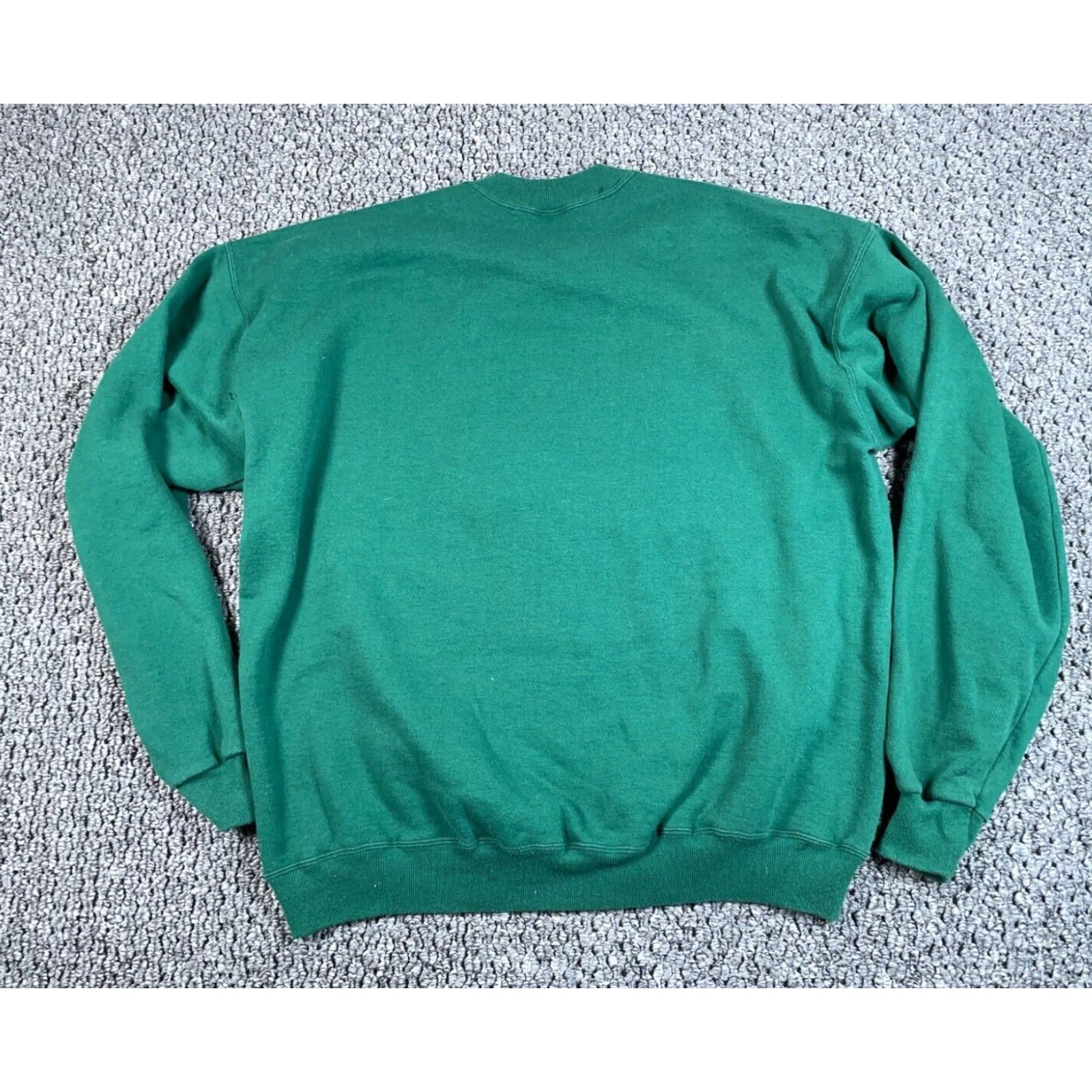 Hanes VINTAGE Hanes Sweatshirt Graphic Print Green 2XL Crew Neck Heavyweight Cotton-Polyester Fall Winter Mens Mens 90s Retro Size US XXL / EU 58 / 5 - 2 Thumbnail