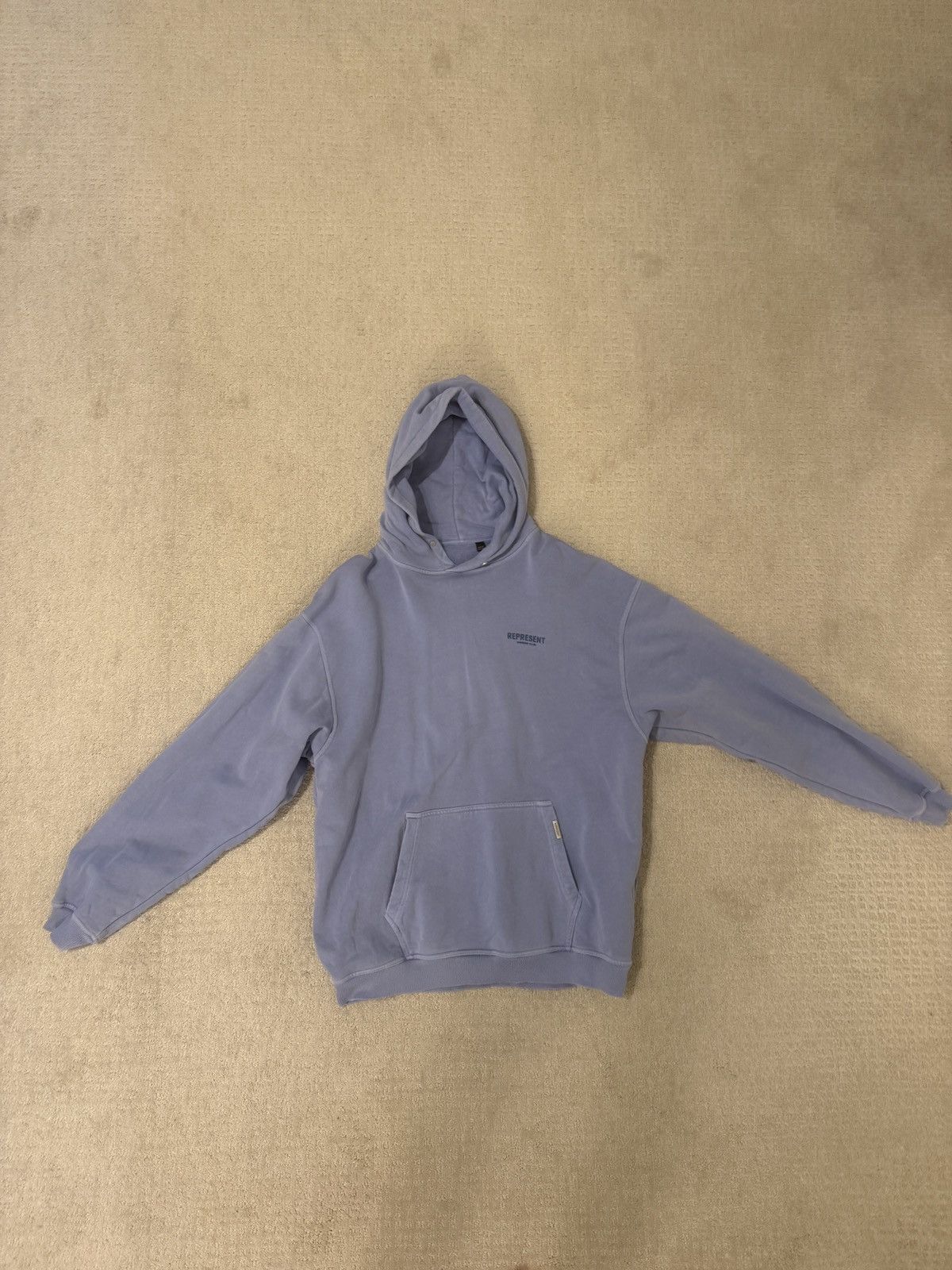 Represent Clo. Represent Owners Club Hoodie- Vista Blue Size L Size US L / EU 52-54 / 3 - 1 Thumbnail