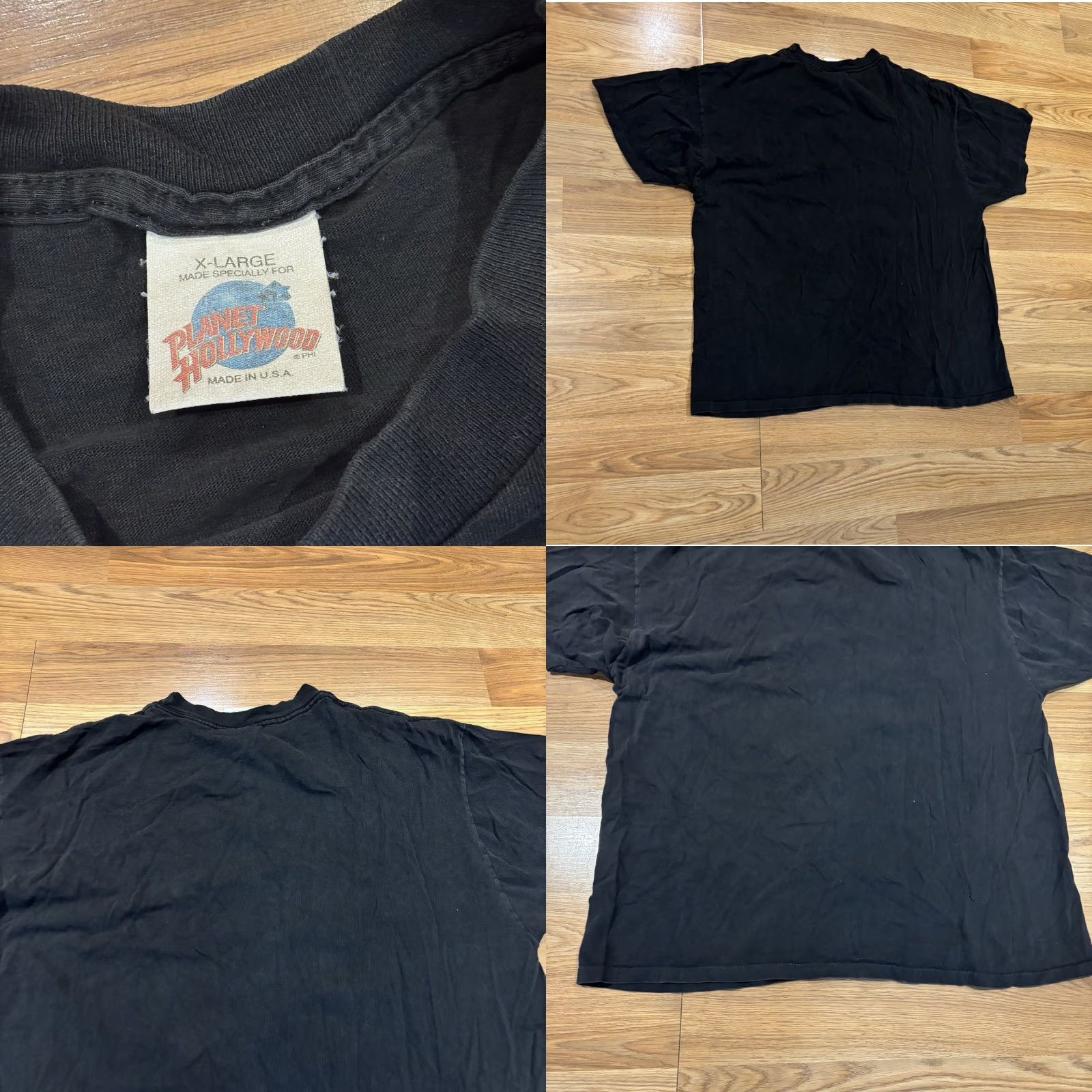 Planet Hollywood Planet Hollywood T-Shirt Orlando Black Vtg 90s USA Single Stitch Cotton Men’s XL Size US XL / EU 56 / 4 - 8 Thumbnail