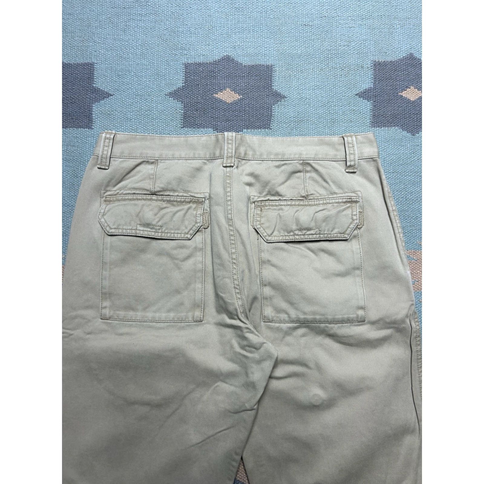 Old Navy VINTAGE NAVY Surplus Pants Chino Twill Military Style Khaki Tan 32x33 Mens Size US 32 / EU 48 - 8 Thumbnail