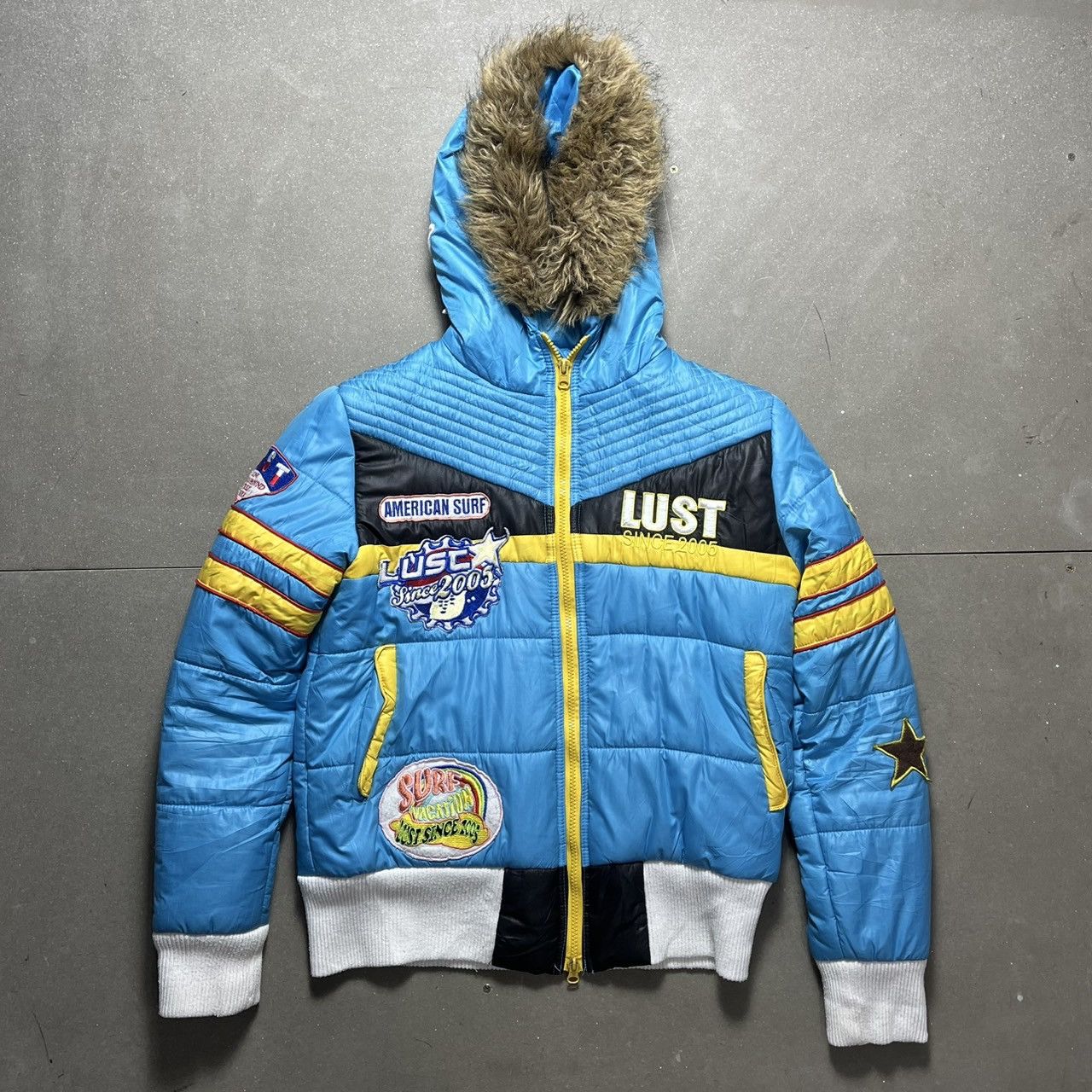 Japanese Brand Lust Fur Trimmed Jacket Size US S / EU 44-46 / 1 - 1 Thumbnail