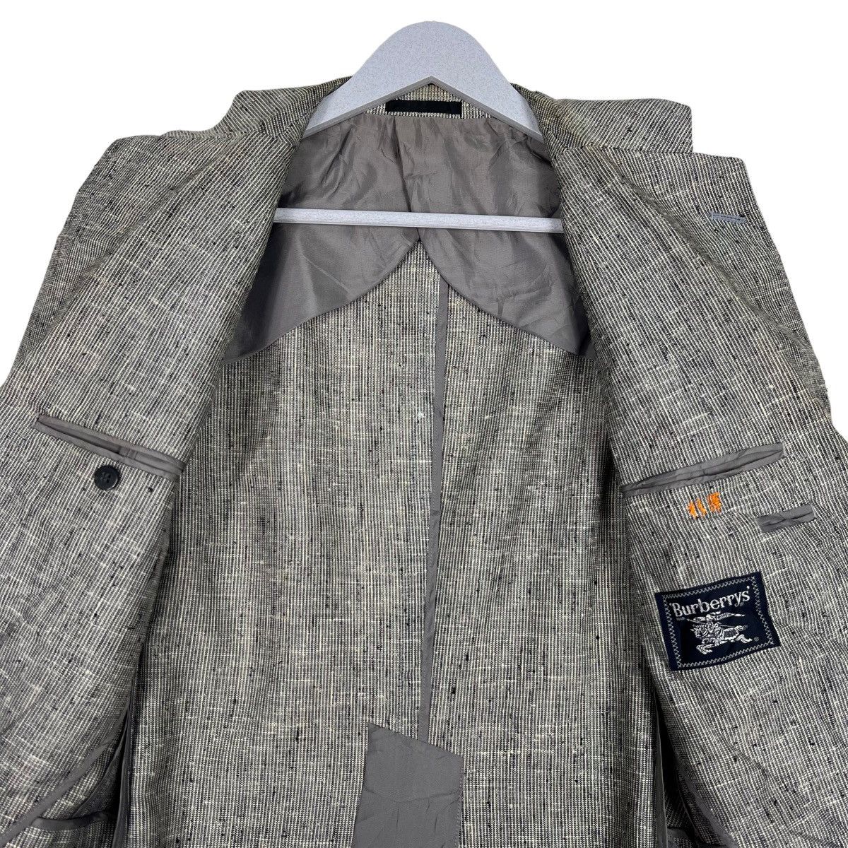 Burberry 🔥 VINTAGE RICH GREY BURBERRY BLAZER Size US M / EU 48-50 / 2 - 12 Thumbnail