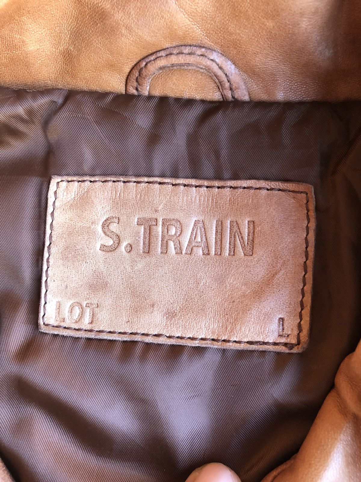 If Six Was Nine × Japanese Brand Vintage S.Train Leather Ride Jacket Size US S / EU 44-46 / 1 - 14 Thumbnail