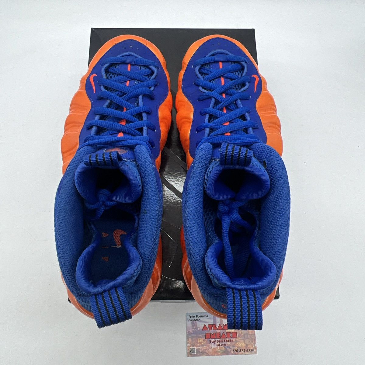 Nike Air Foamposite one Knicks Size US 8.5 / EU 41-42 - 7 Thumbnail