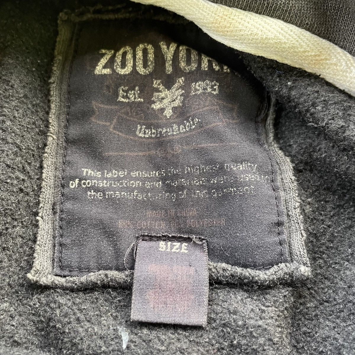 Zoo York Zoo York Faded Zip-Hoodie Vintage Size US M / EU 48-50 / 2 - 4 Thumbnail