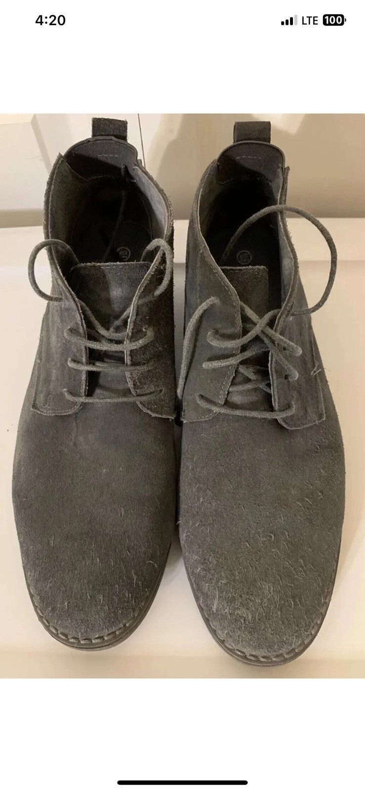 Other Bruno Marc mens sz 10.5 gray chukka boots Size US 10.5 / EU 43-44 - 3 Thumbnail