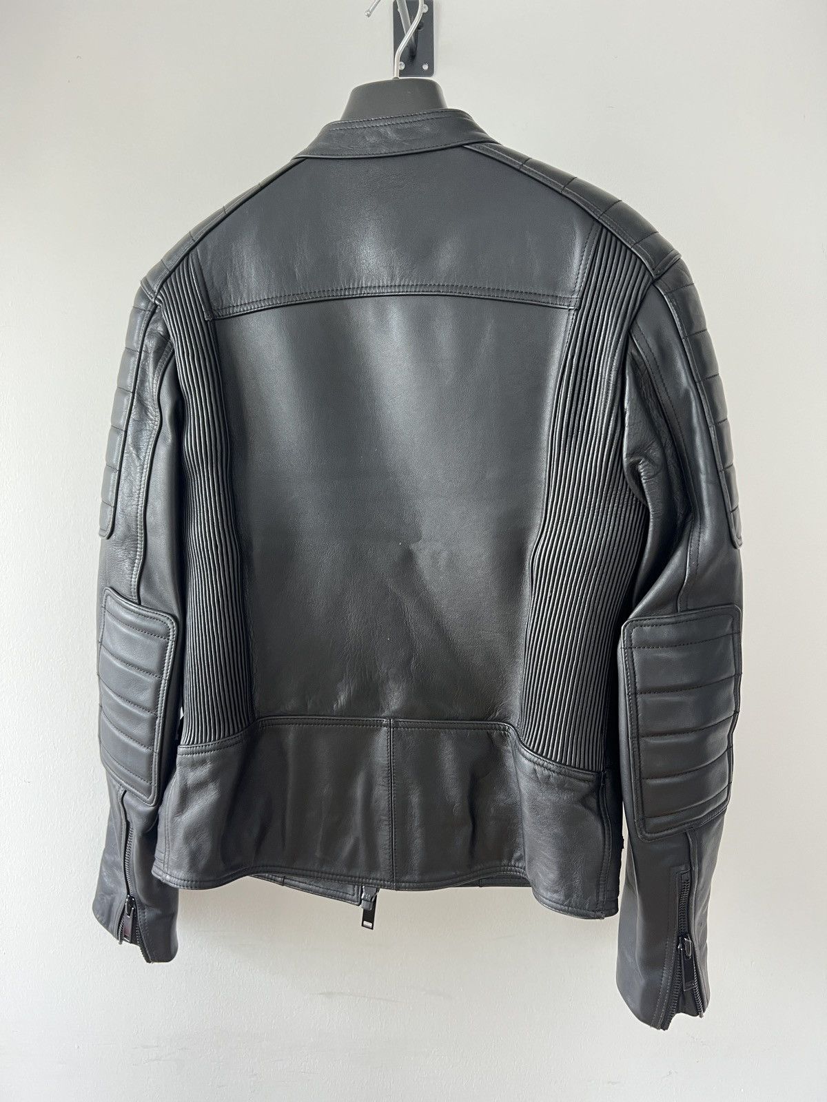 Sandro Sandro mens quilted leather biker jacket Size US M / EU 48-50 / 2 - 4 Thumbnail