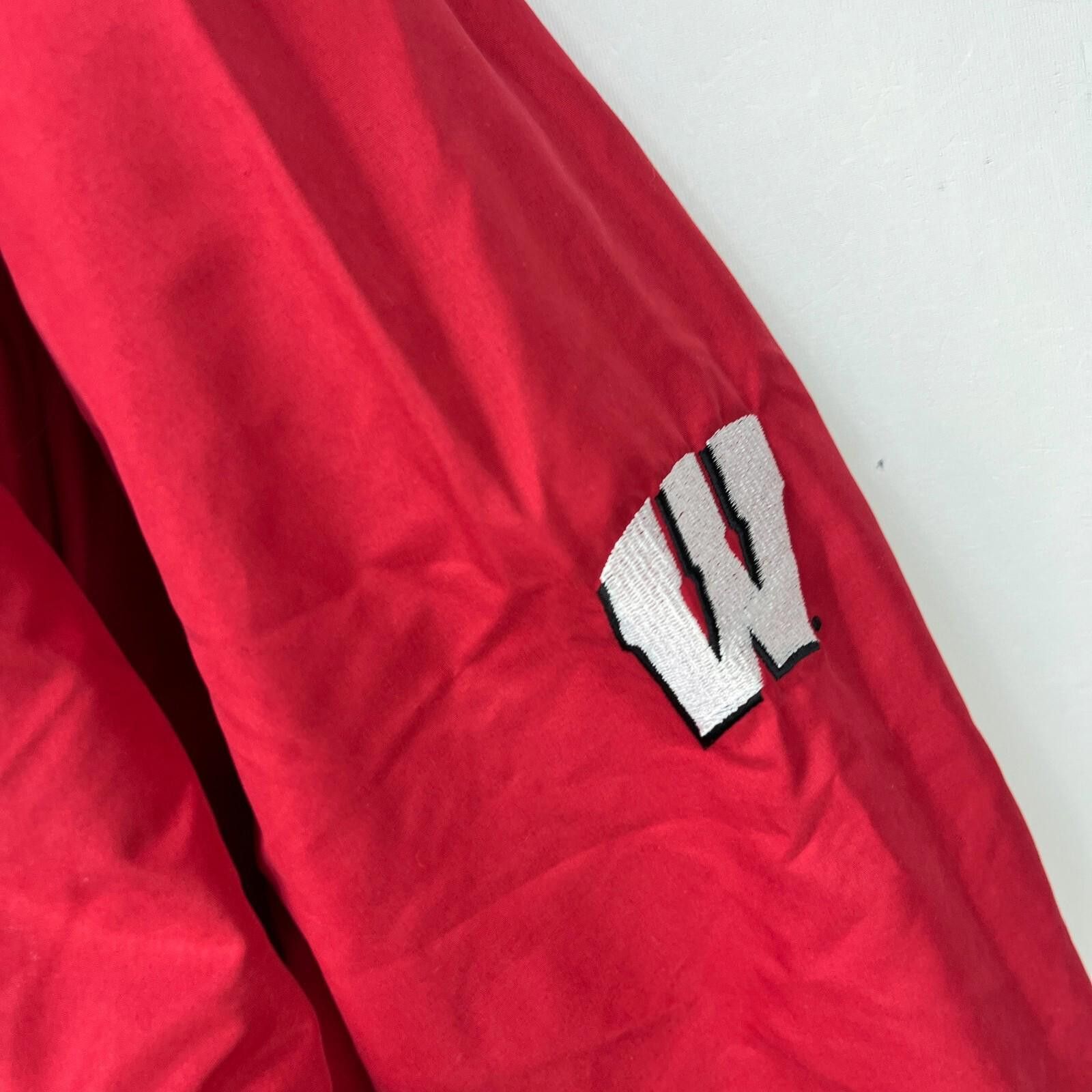 Reebok Vintage 90s Reebok Wisconsin Badgers Windbreaker Jacket XL Size ONE SIZE - 3 Thumbnail