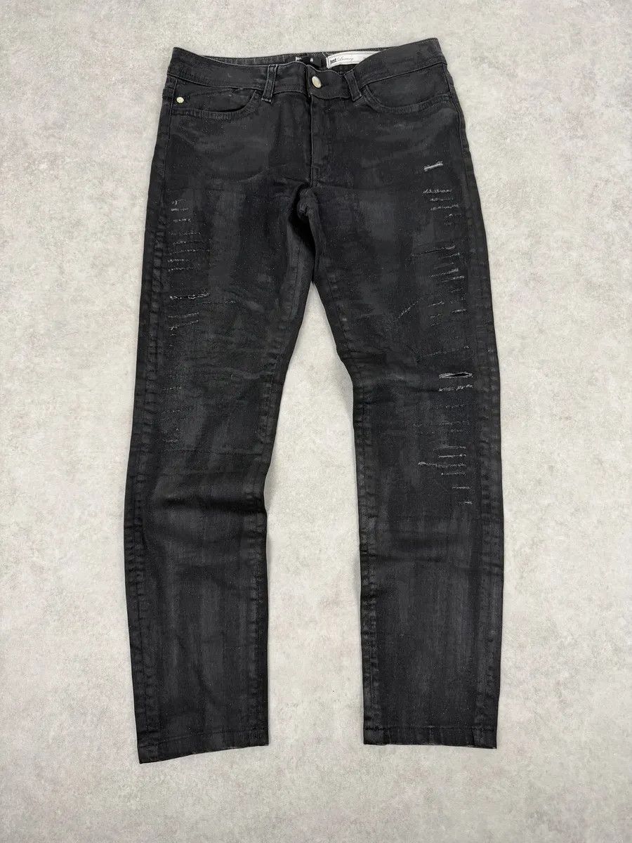 Just Cavalli AW2015 Cavalli Black Skinny Obscure Rock Denim Jeans Size US 30 / EU 46 - 6 Thumbnail