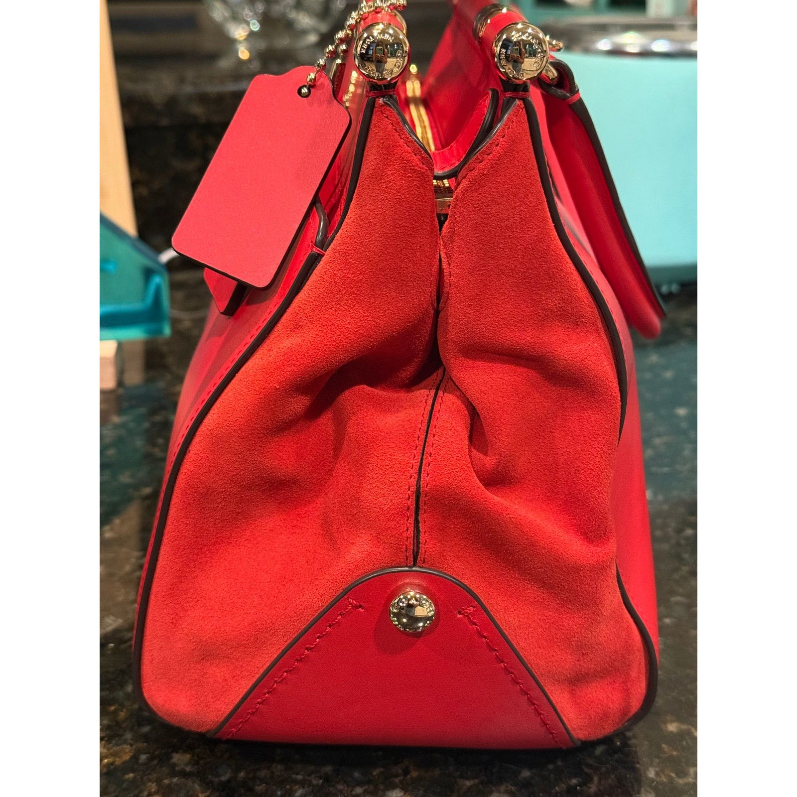 Coach Coach x Selena Gomez Limited Edition Red Leather Bag Size ONE SIZE - 9 Thumbnail
