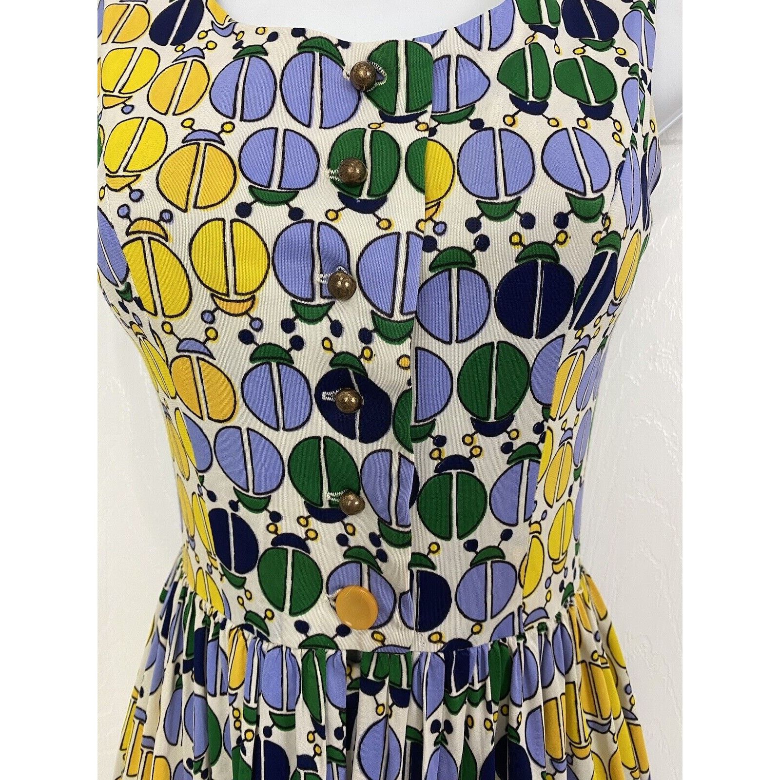 Other VTG Carole King 60s Shorts Top Psychedelic Ladybug Size 27" / US 4 / IT 40 - 4 Thumbnail