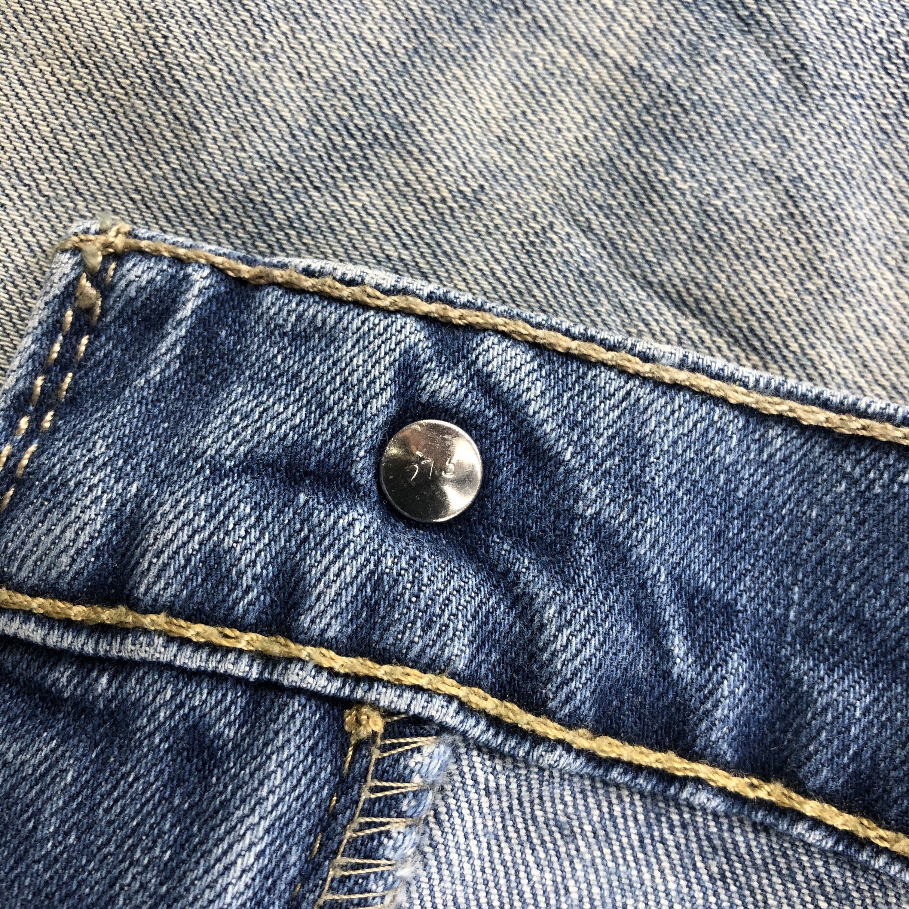 Levi's Vintage Blue Wash Levis 513 Jeans-J1718 Size US 35 - 10 Thumbnail