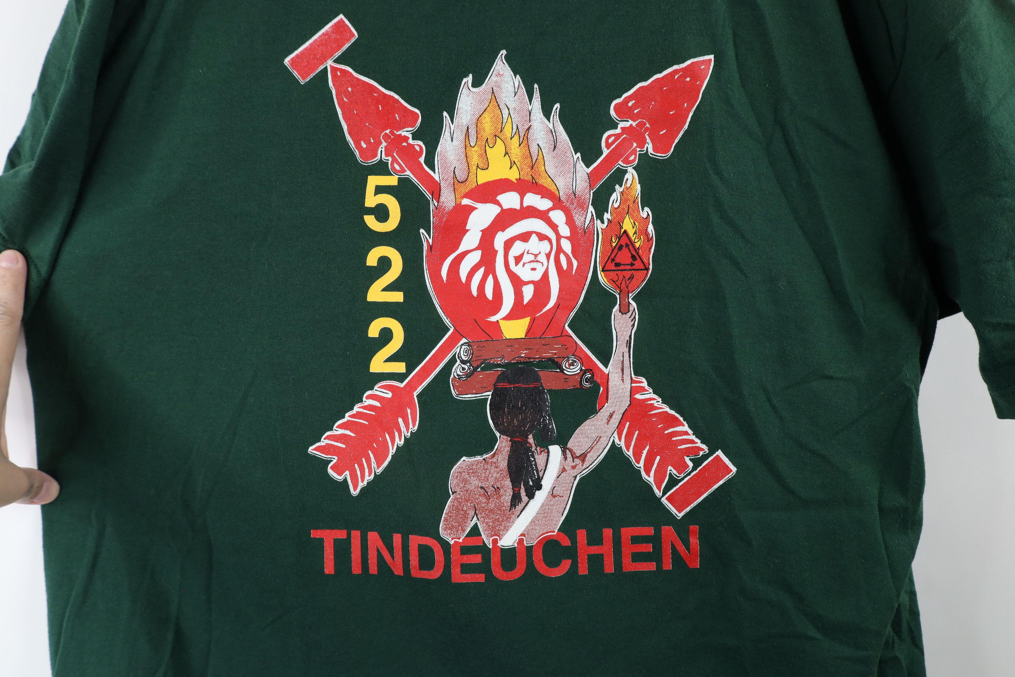 Vintage Vintage 90s Boy Scouts of America 522 Tindeuchen T-Shirt USA Size US XL / EU 56 / 4 - 4 Thumbnail