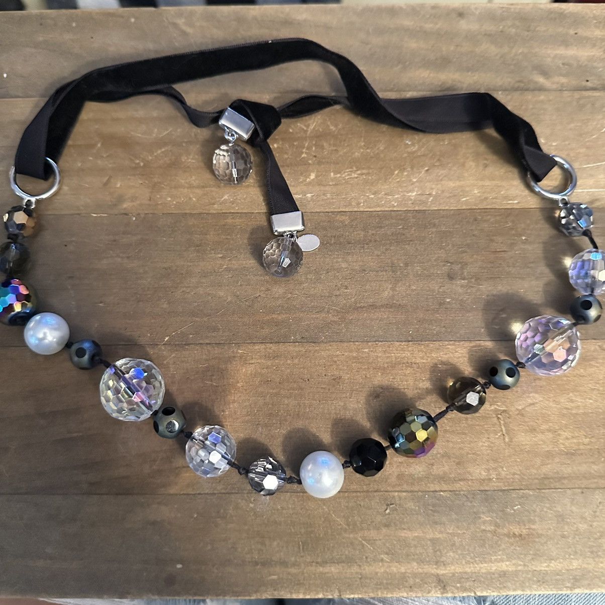 Other Cookie Lee assorted chunky bead adjustable ribbon necklace Size ONE SIZE - 3 Thumbnail