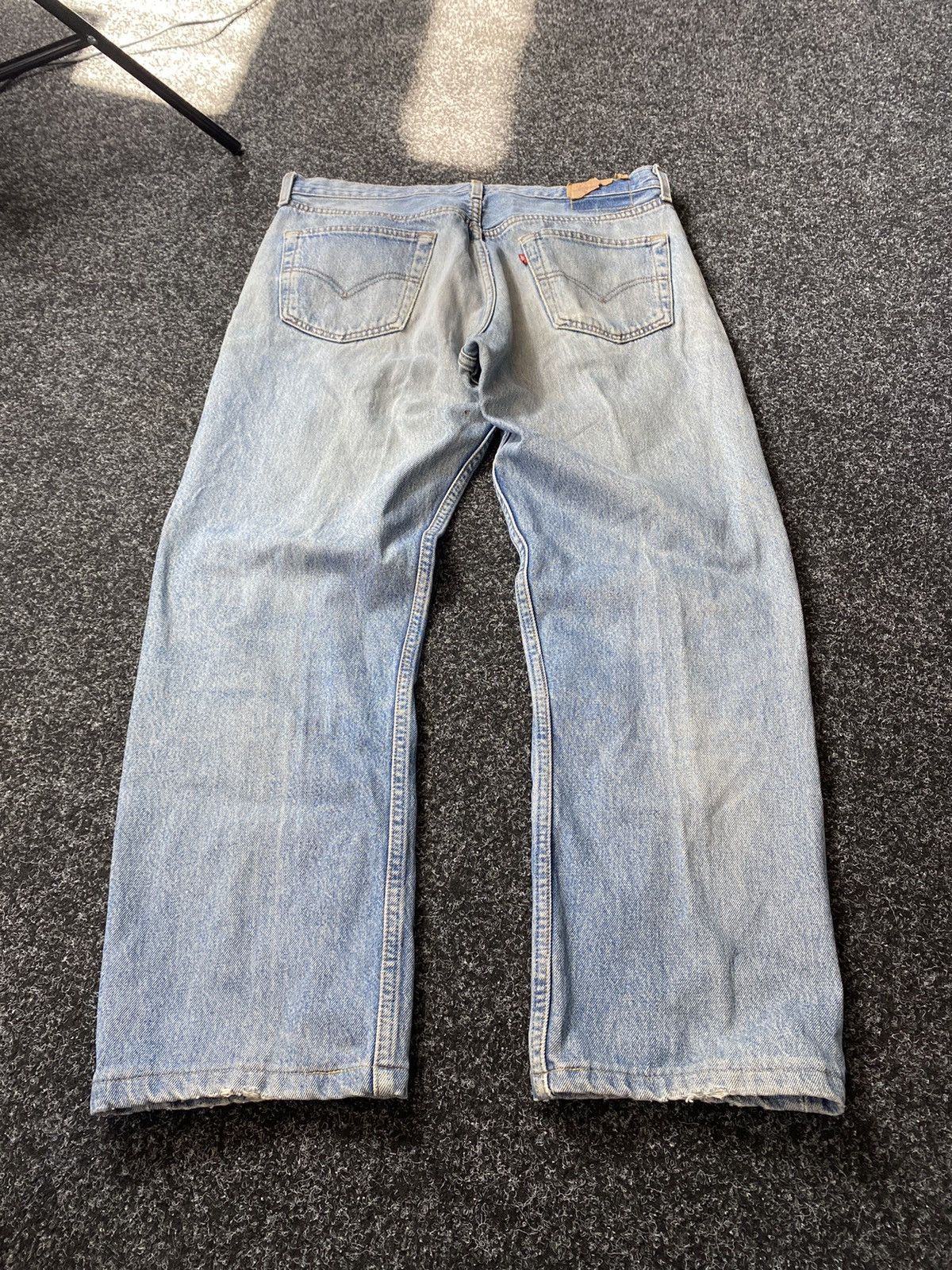 If Six Was Nine × Levi's 90s Levis Baggy Relaxed Dirty Distressed Opium Punk Jean vtg Size US 32 / EU 48 - 4 Thumbnail
