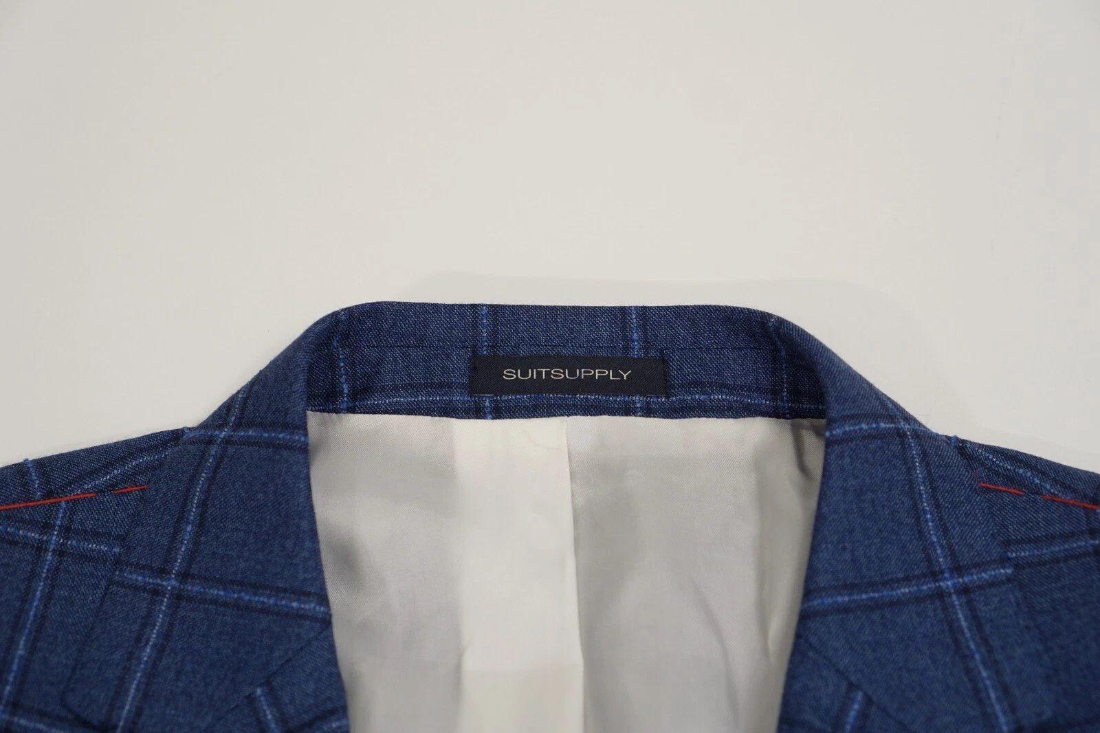 Suitsupply Men Suitsupply Blazer Sienna Pure Wool S130 Blue Size US44 Size 44R - 3 Thumbnail