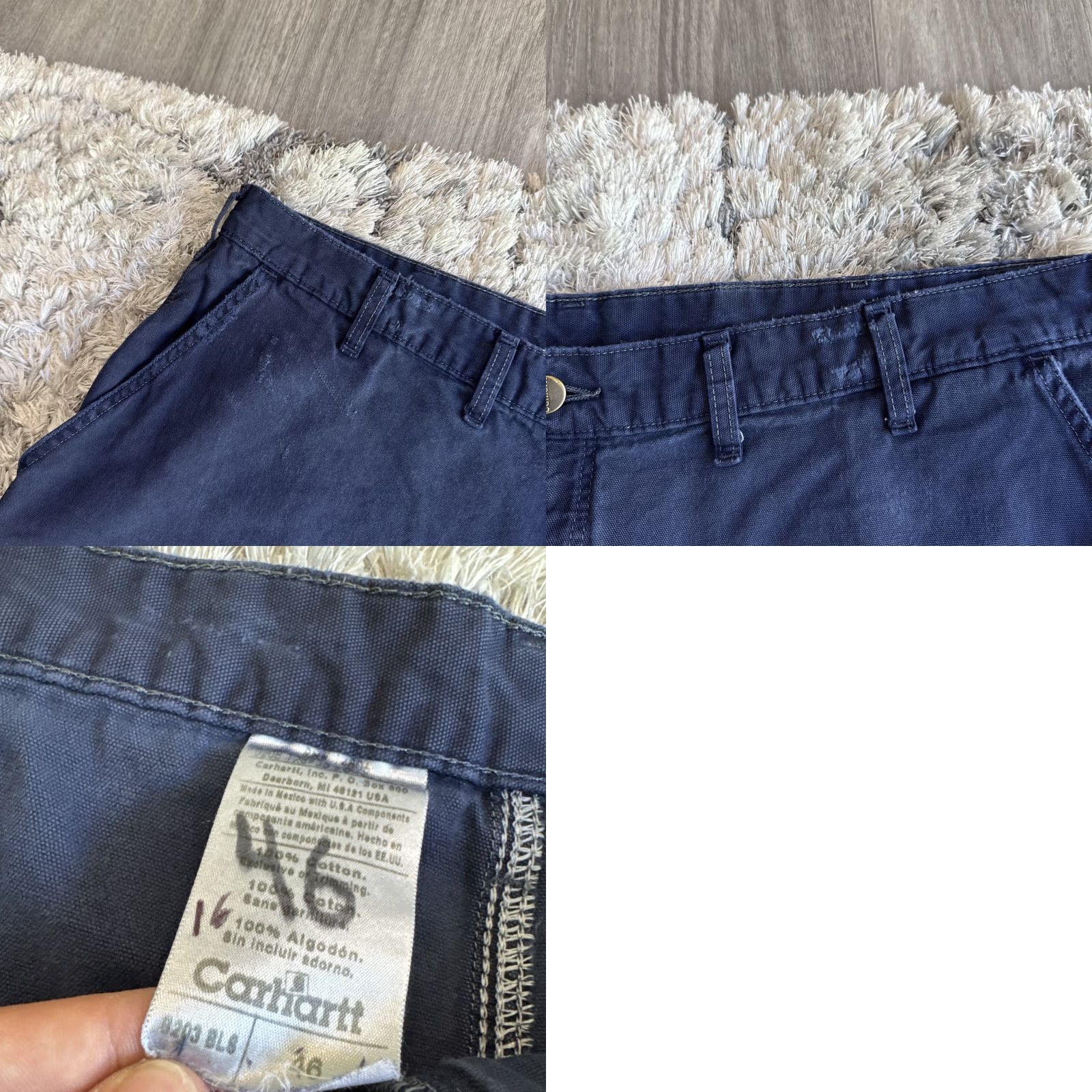 Carhartt Carhartt Shorts Men’s 46 Original Fit Utility DYED B203 BLS Baggy Y2K Workwear Cargo Blue Mens Size US 30 / EU 46 - 9 Thumbnail