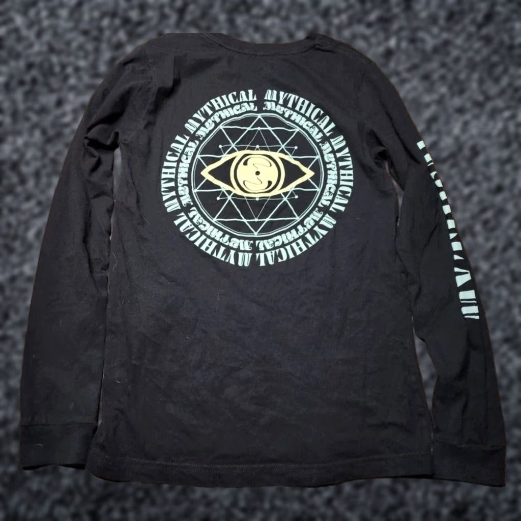 Doublet Mythical Good Mythical Morning Double Sided Eye Long Sleeve T Shirt Black Adult Unisex Small Size US S / EU 44-46 / 1 - 1 Thumbnail
