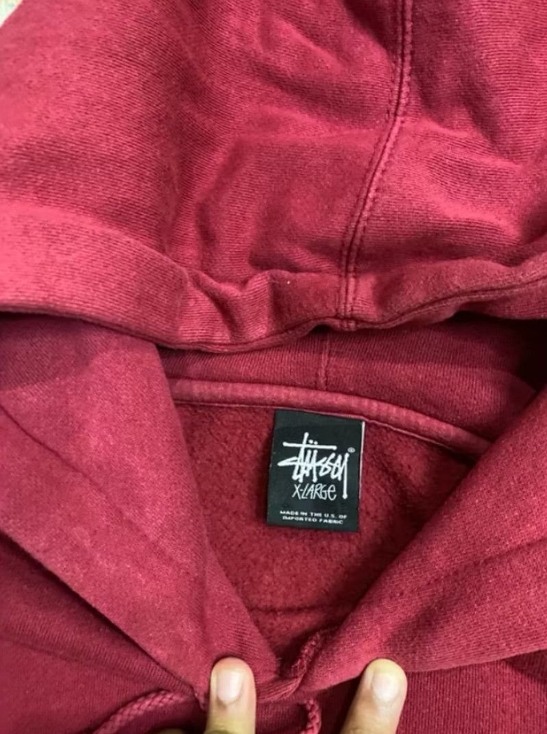 Stussy 2010's Stussy Center Spellout Patch Hoodie Size US XL / EU 56 / 4 - 3 Thumbnail