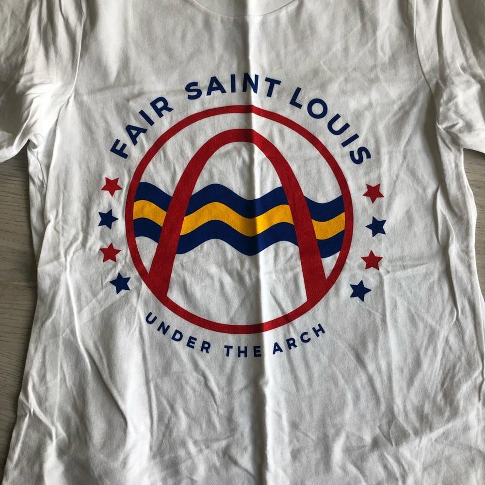 Designer Arch Apparel White Fair STL St Louis Short Sleeve Shirt Size US XS / EU 42 / 0 - 2 Thumbnail