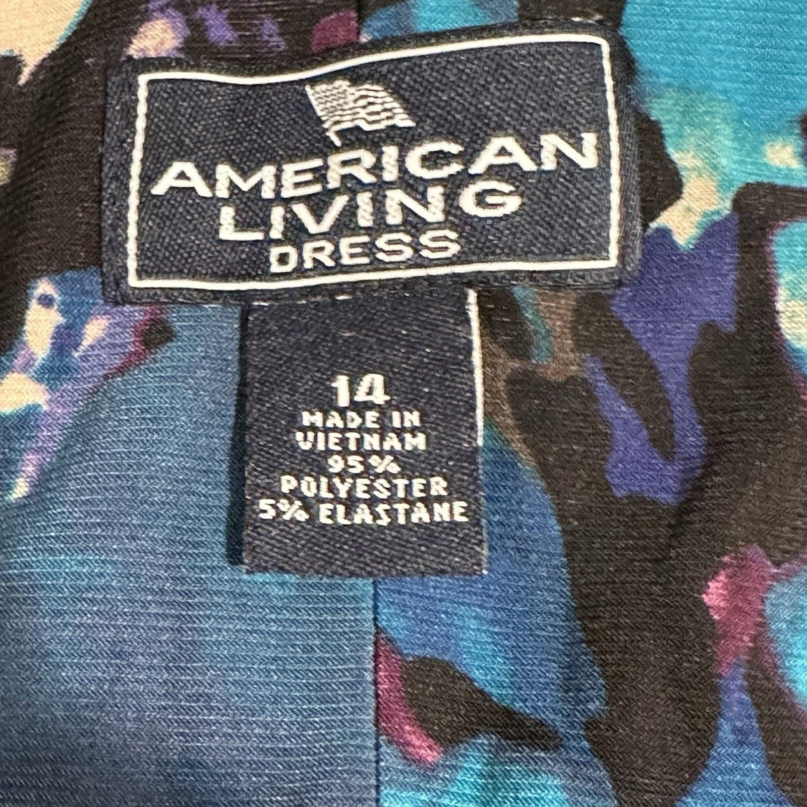 Other American Living Floral Ruched Dress 14 Sleeveless Sheath Size XL / US 12-14 / IT 48-50 - 8 Thumbnail