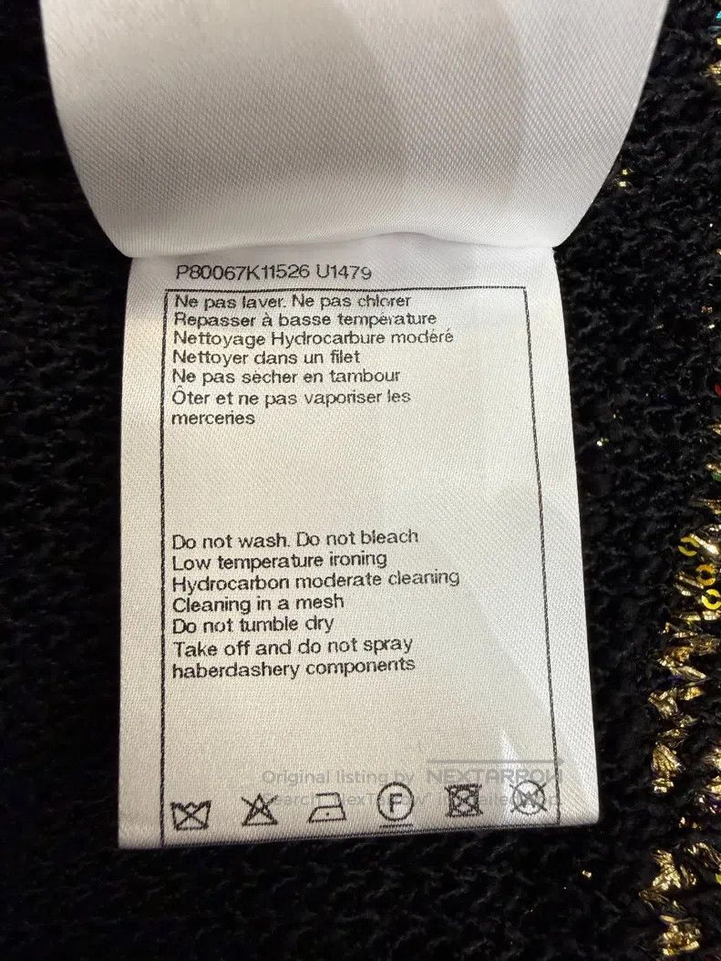 Chanel Chanel 25A black and gold knitted vest Size XXS / US 00 / IT 34 - 6 Thumbnail