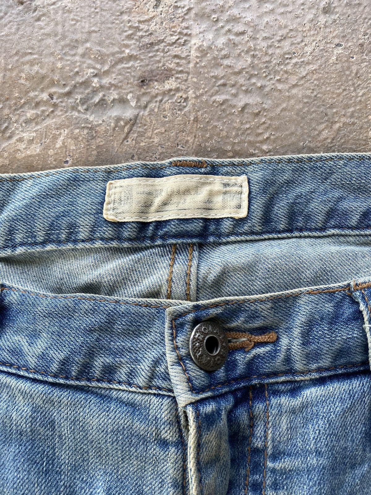 Japanese Brand Vintage Roial Jeans - 1997 California Denim, Sashiko Style Size US 32 / EU 48 - 8 Thumbnail