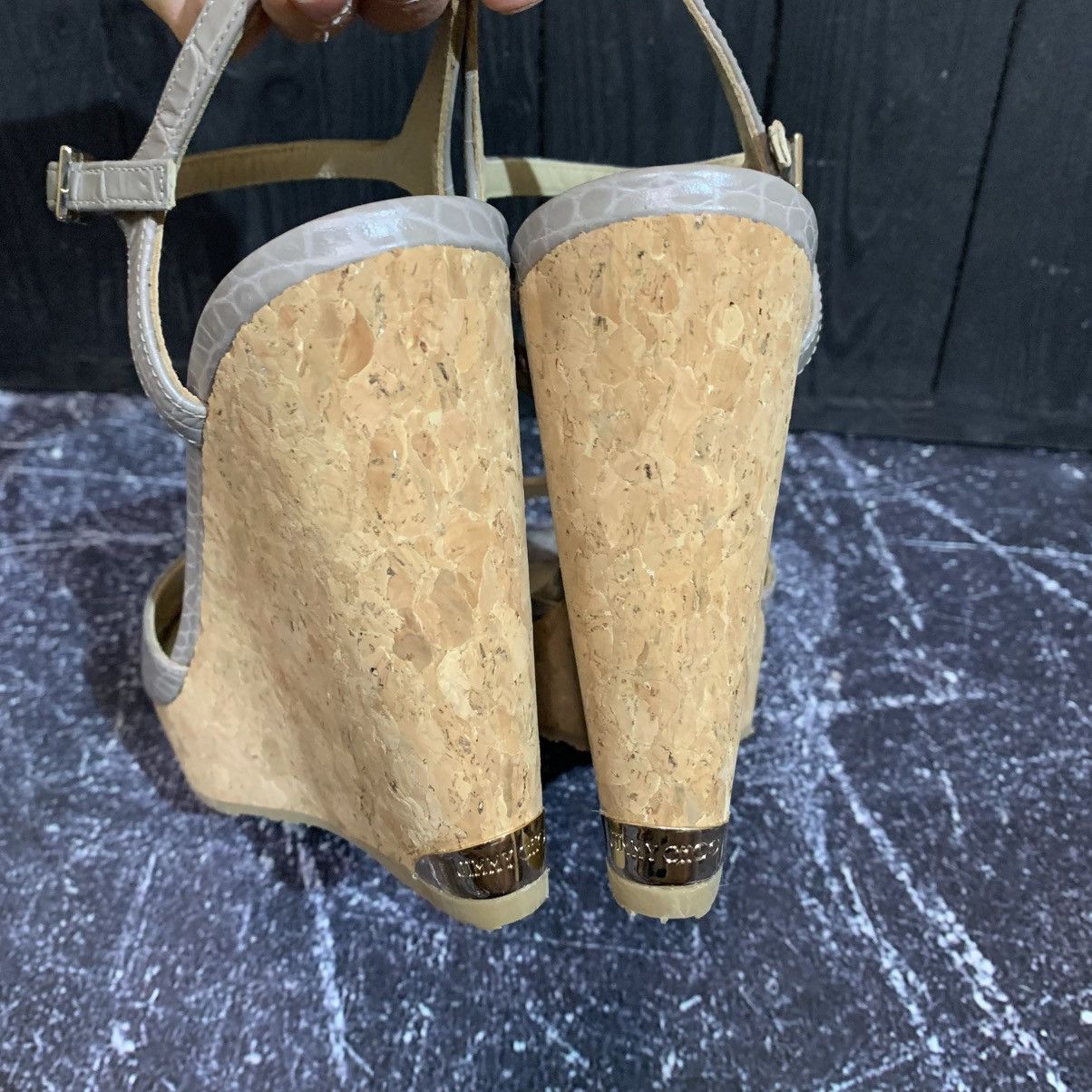 Jimmy Choo Jimmy Choo Wedge Heel Sandals Size 39 Size US 9 / IT 39 - 7 Thumbnail