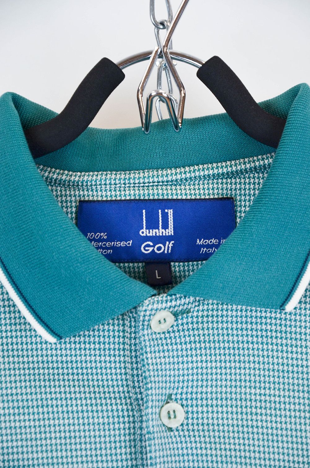 Alfred Dunhill × Vintage Dunhill Golf Men’s Polo Shirt Made in Italy - L Size US L / EU 52-54 / 3 - 6 Thumbnail
