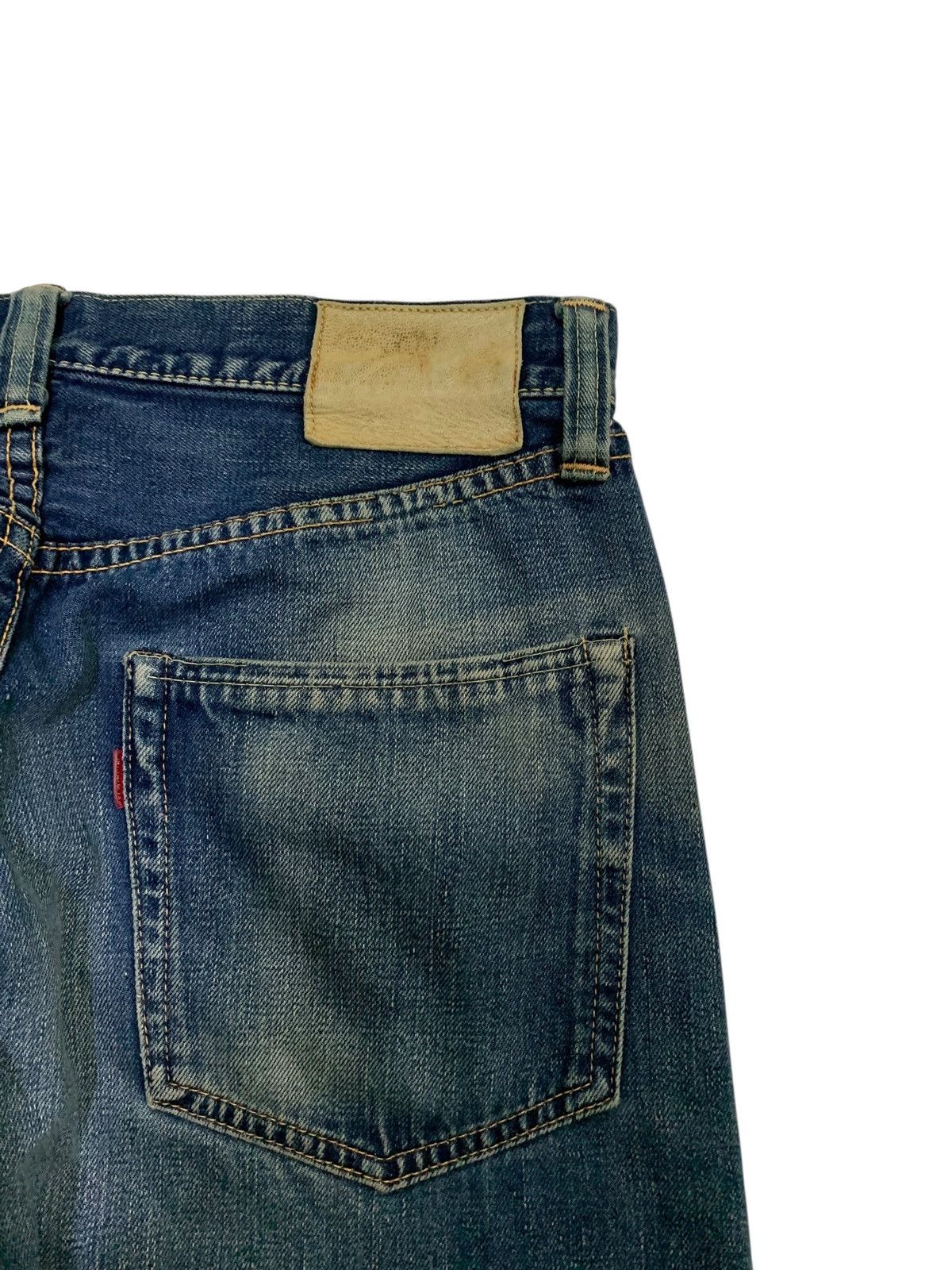Warehouse VINTAGE WAREHOUSE SELVEDGE BUTTON FLY JAPANESE FADED DENIM Size US 31 - 16 Thumbnail