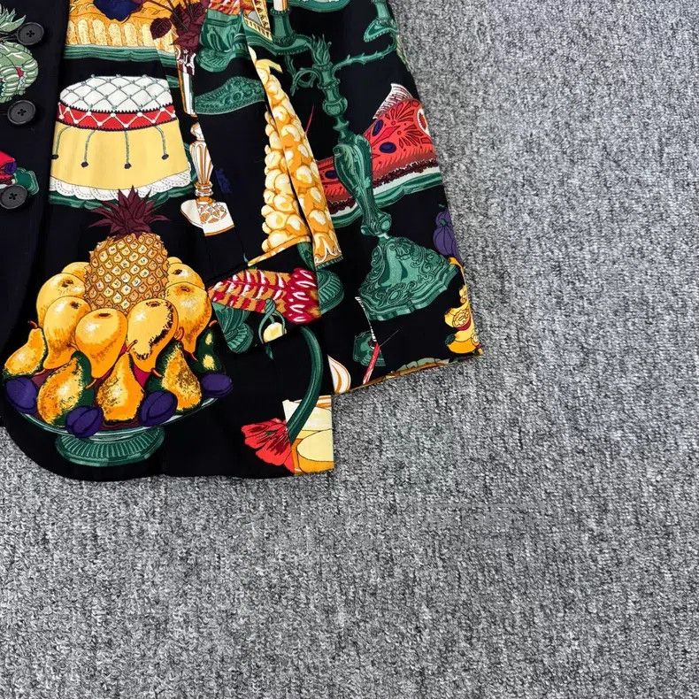 Hermes Hermes Feast Gluttonous Silk Shirt Jacket Size XS / US 0-2 / IT 36-38 - 4 Thumbnail