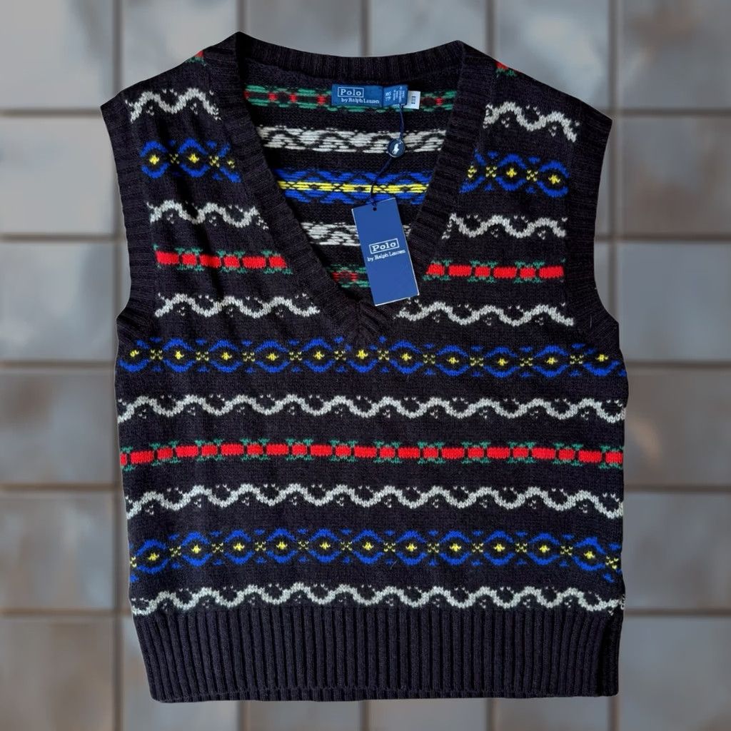 Polo Ralph Lauren Polo Ralph Lauren Fair Isle Sweater Vest Women's XS Multicolor Wool Blend Size XS / US 0-2 / IT 36-38 - 1 Thumbnail