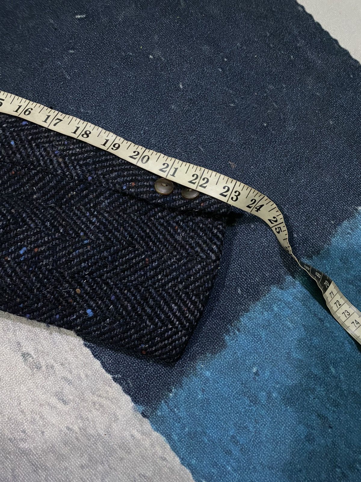 Boneville Vintage 80s Boneville Neppy Herringbone Tweed Jacket Size US M / EU 48-50 / 2 - 11 Thumbnail